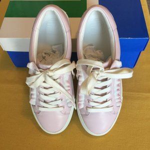 Tory Burch Pink Ruffle Sneakers